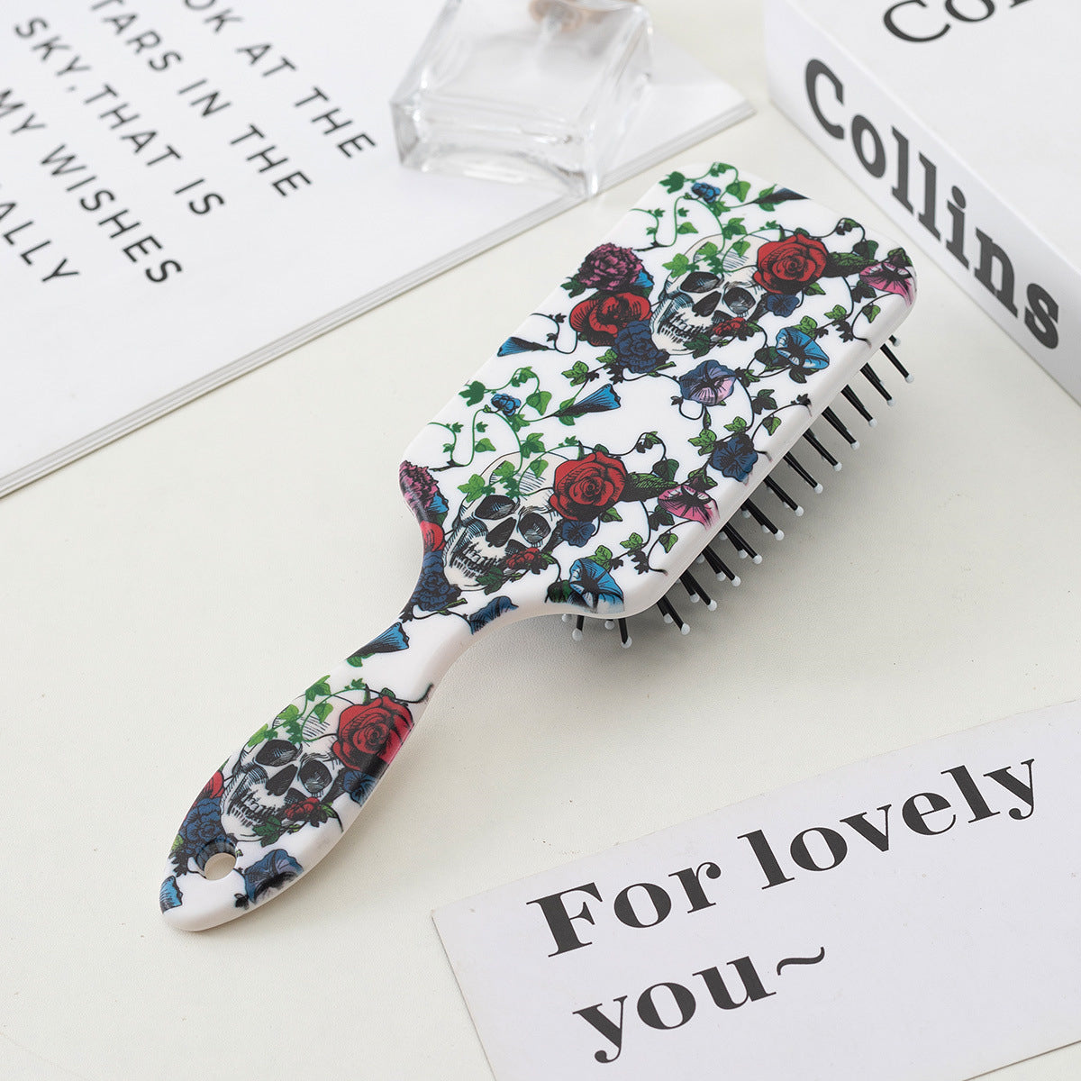 Wholesale Goth Theme Anti Static Hair Care Plastic Comb